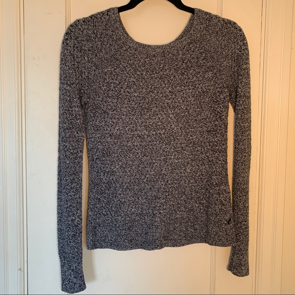Black & White knit sweater. American eagle